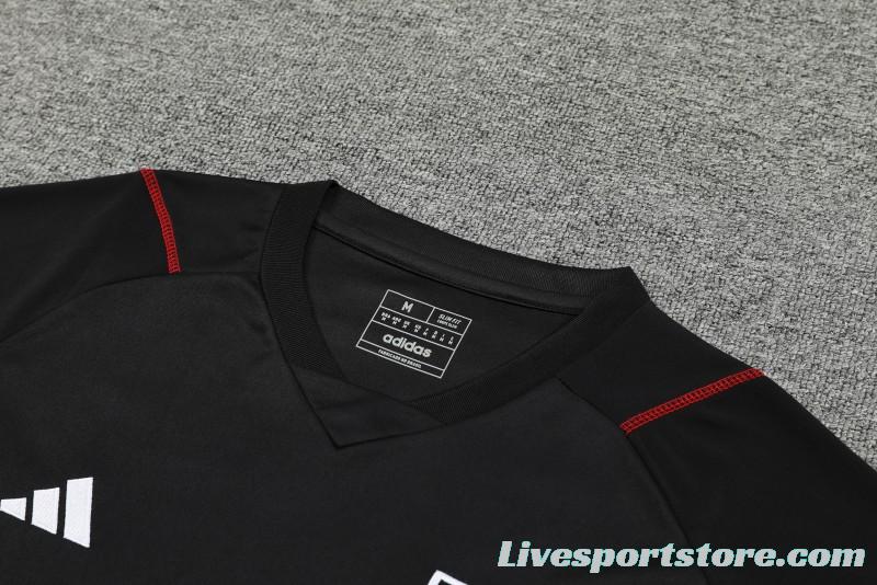 23-24 Sao Paulo Black Short Sleeve Jersey+Shorts