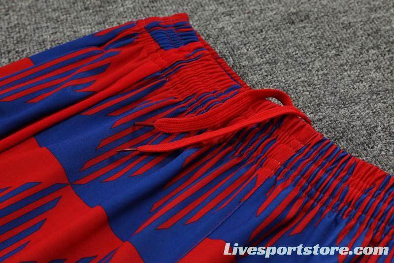 23-24  Barcelona Red Short Sleeve Jersey+Shorts