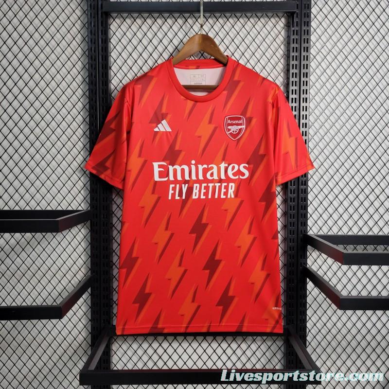 23-24 Arsenal Red Training Jersey