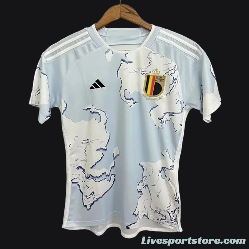 2023 Belgium Light Blue Women Jersey