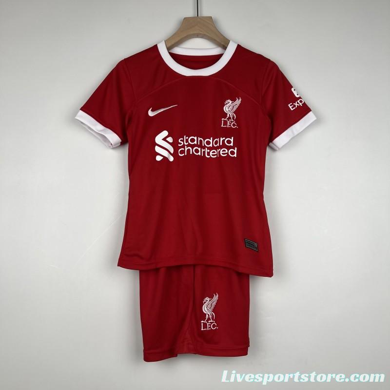 23/24 Kids Liverpool Home Jersey