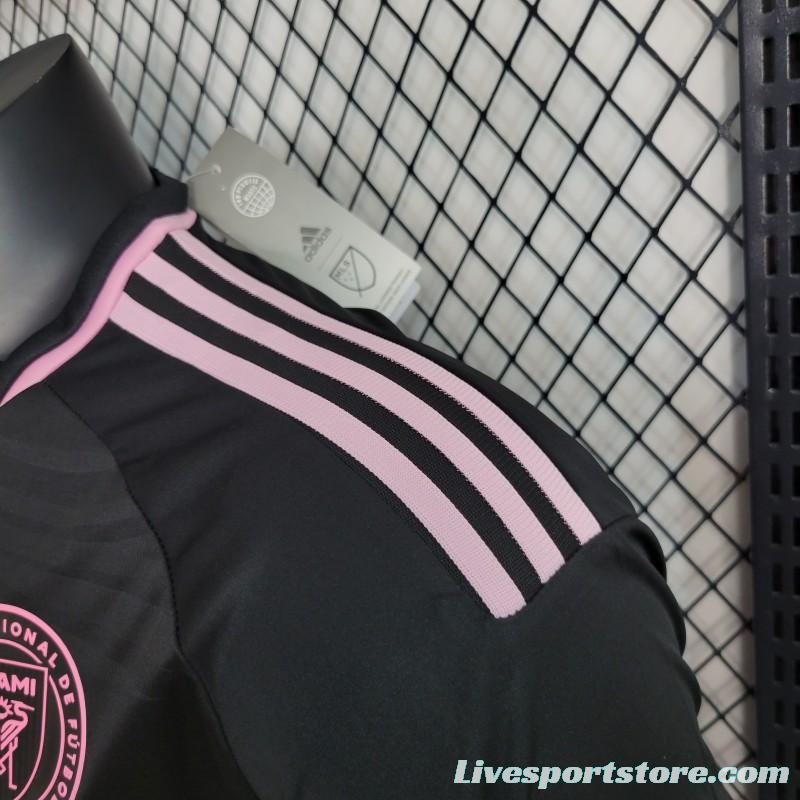 Player Version 23-24 Inter Miami Away MESSI  Black Jersey