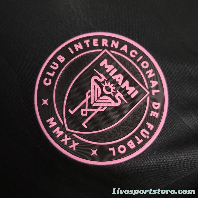 Player Version 23-24 Inter Miami Away MESSI  Black Jersey