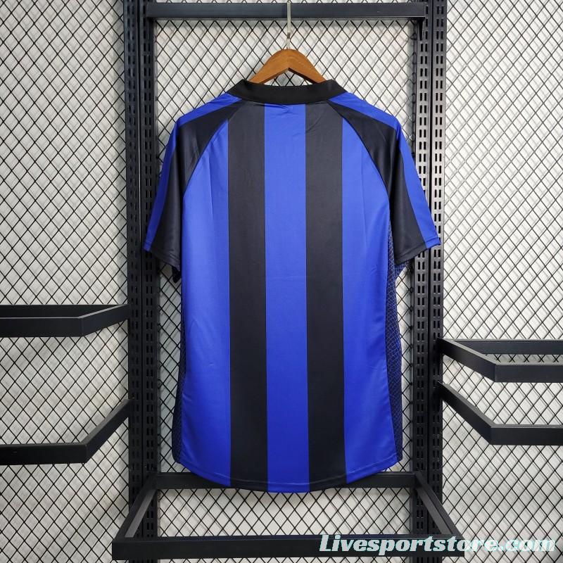 Retro 01-02 Inter Milan Home Jersey