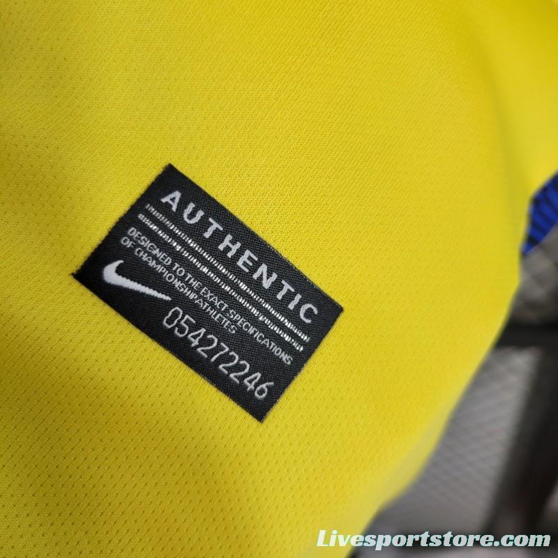 Retro 14-15 Corinthians Goalkeeper Yellow Jersey