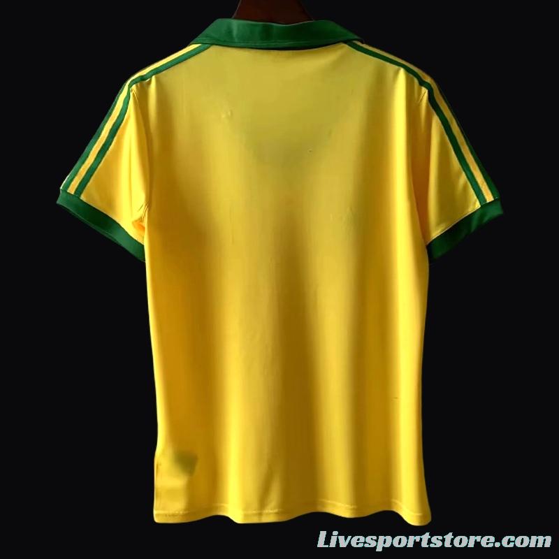 Retro 1978 Brazil Home Jersey