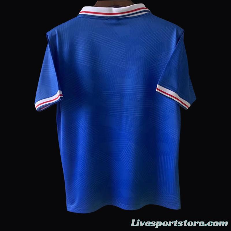 Retro 1991 Netherlands Away Blue Jersey