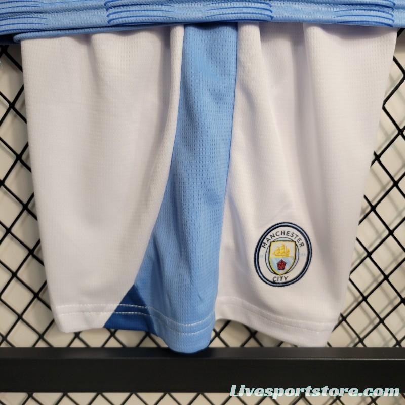 23-24 Kids Manchester City Home Jersey