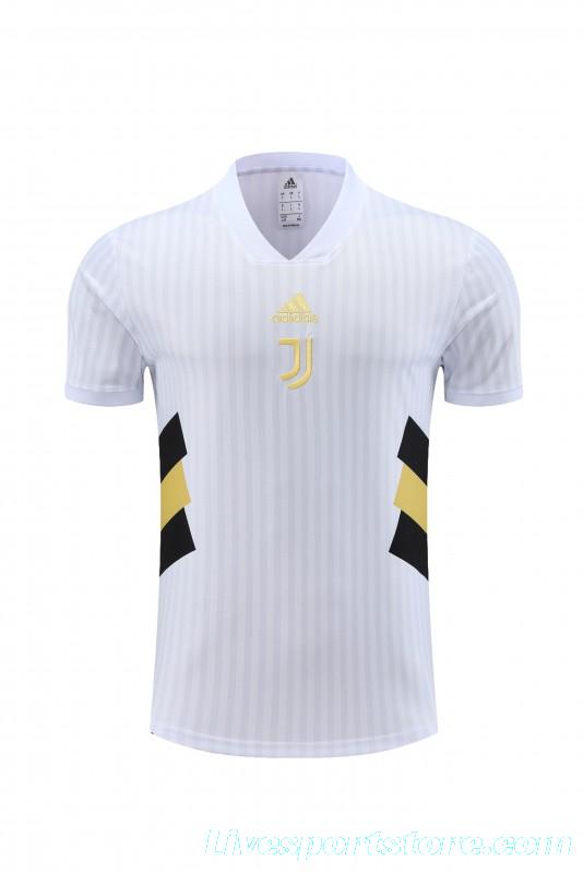 23 24 Juventus White Remake Icon Short Sleeve+Shorts