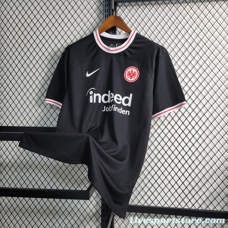 23/24 Eintracht Frankfurt Away Black Jersey