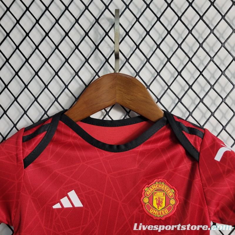 23-24 Baby Manchester United Home Jersey