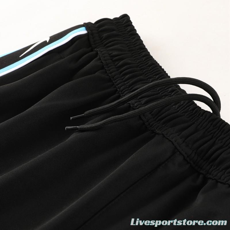 23/24 NIKE Black/Blue Short Sleeve Jersey+Pants