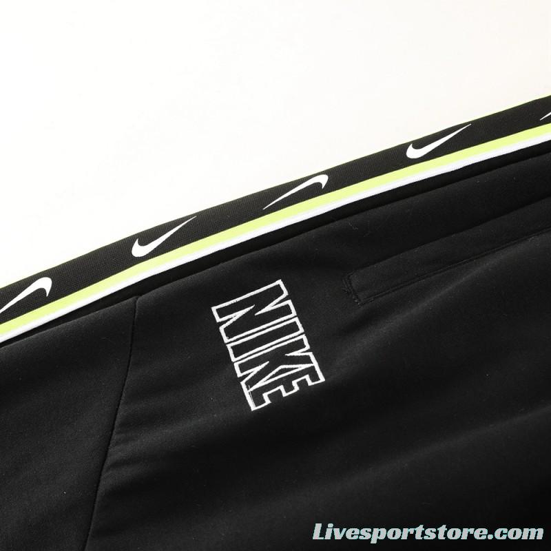 23/24 NIKE Black/Green Full Zipper Hooide Jacket+Pants