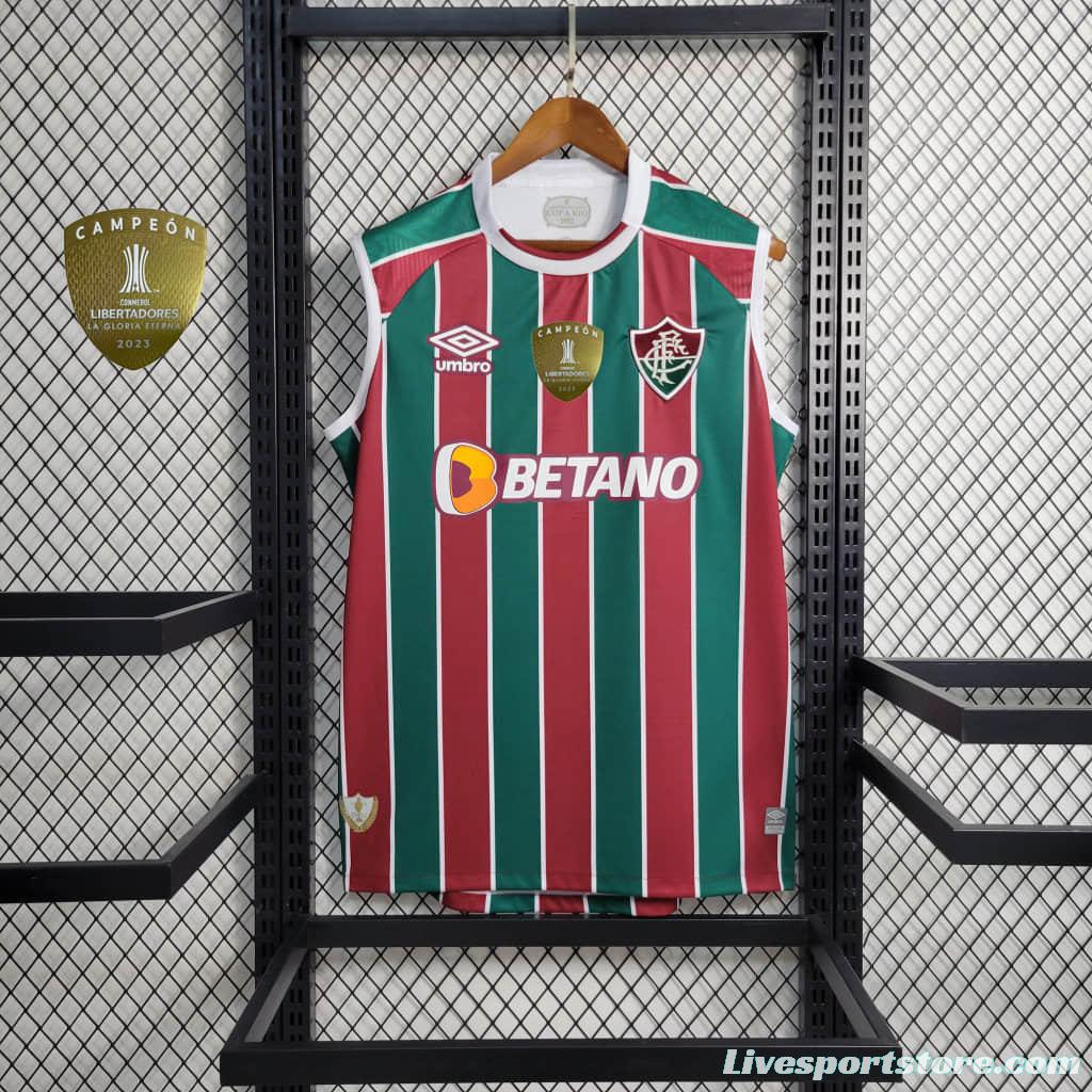 23-24 Fluminense Home Vest Jersey +Patches