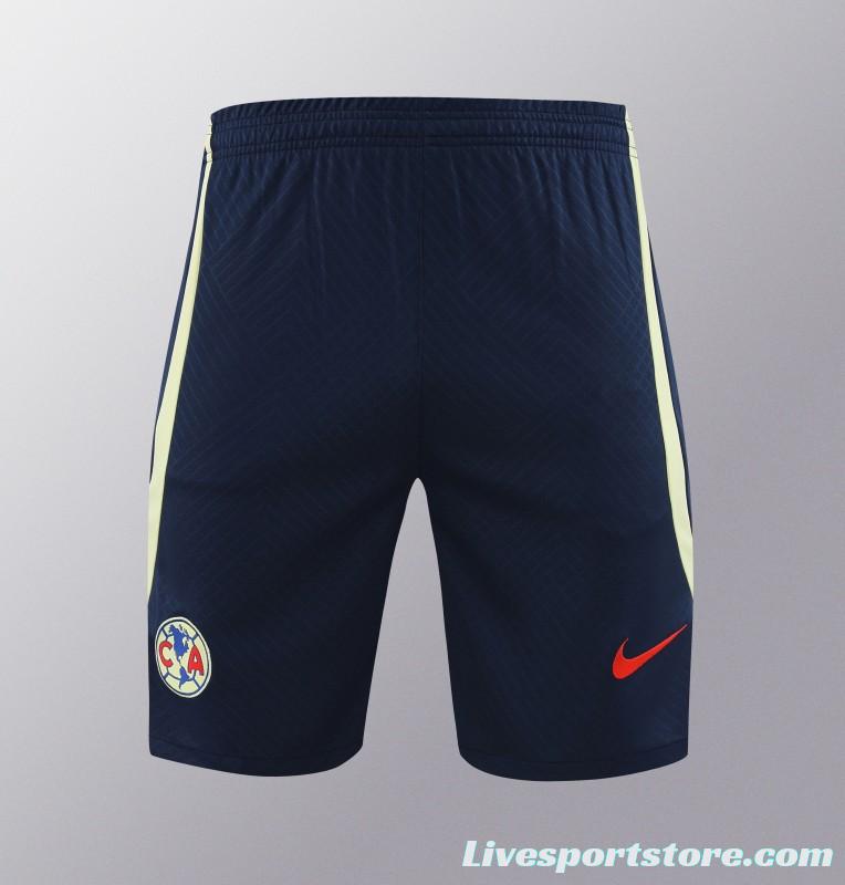 24/25 Club America Blue/Yellow Vest Jeresy+Shorts