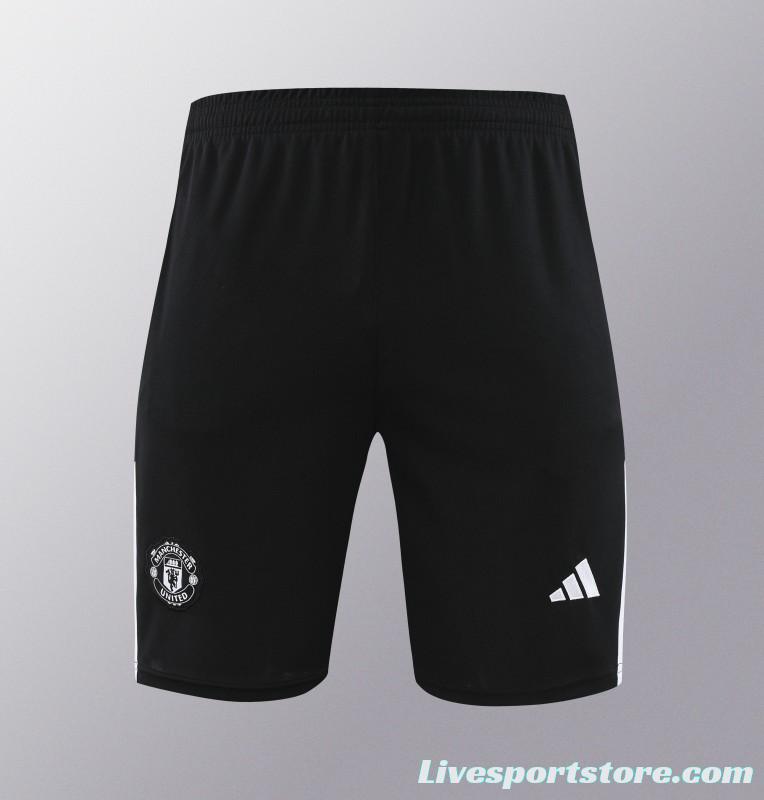 24/25 Manchester United White Vest Jeresy+Shorts