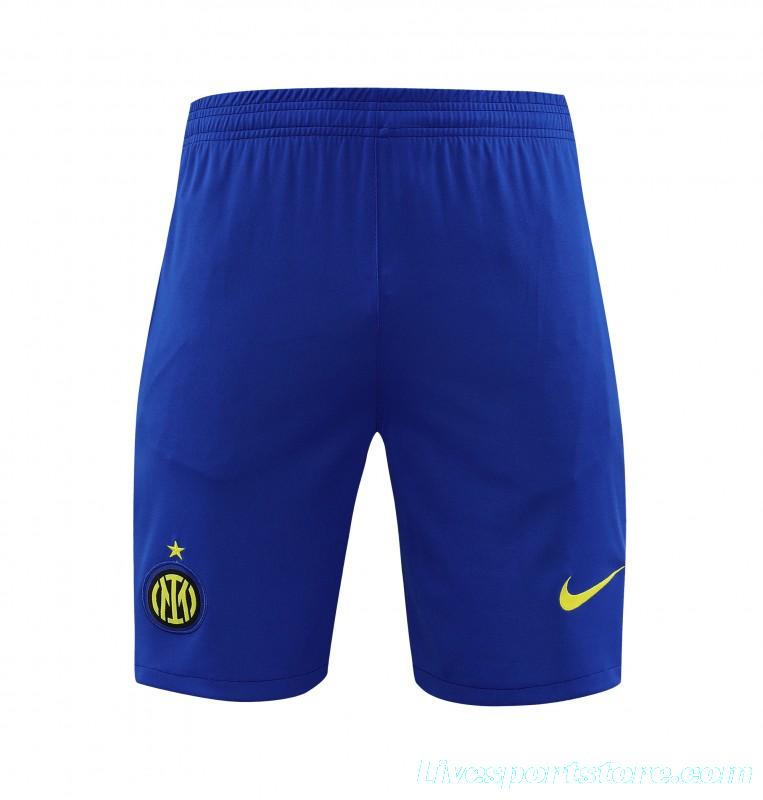 23/24 Inter Milan Blue Training Short Sleeve Jersey+Pants