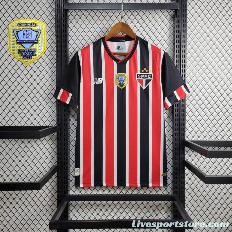 24/25 Sao Paulo Away Jersey + With Patch