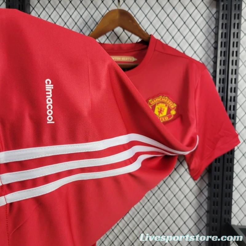 Retro 16/17 Manchester United Home Jersey