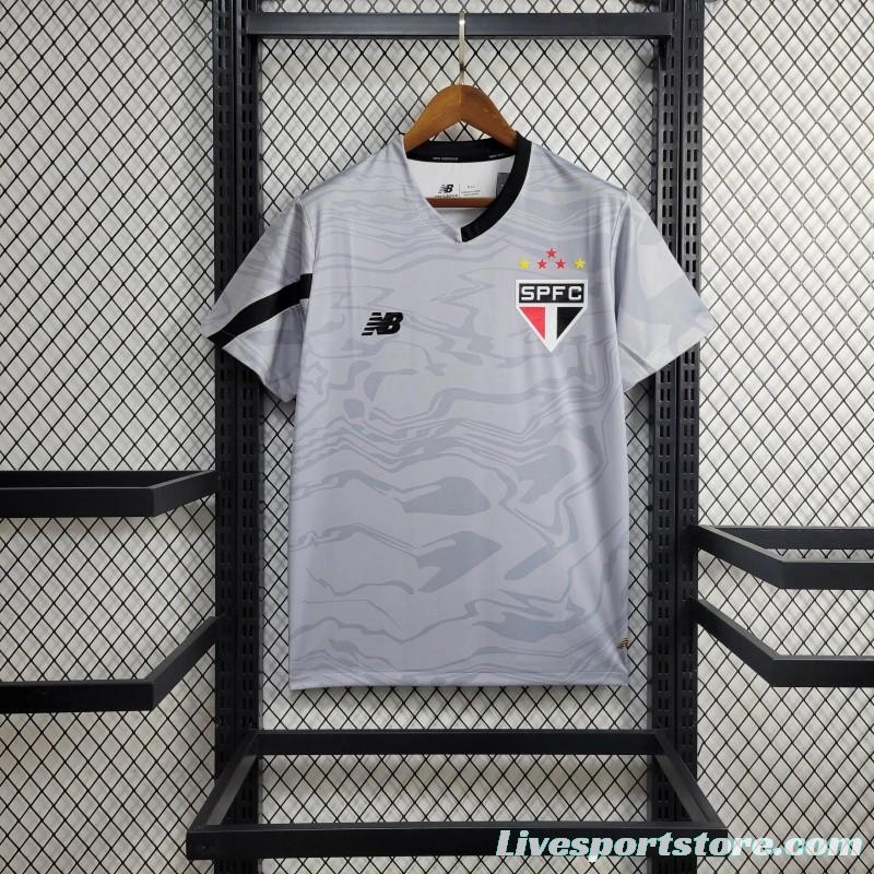 24/25 Sao Paulo Home Gray Goalkeeper Jersey