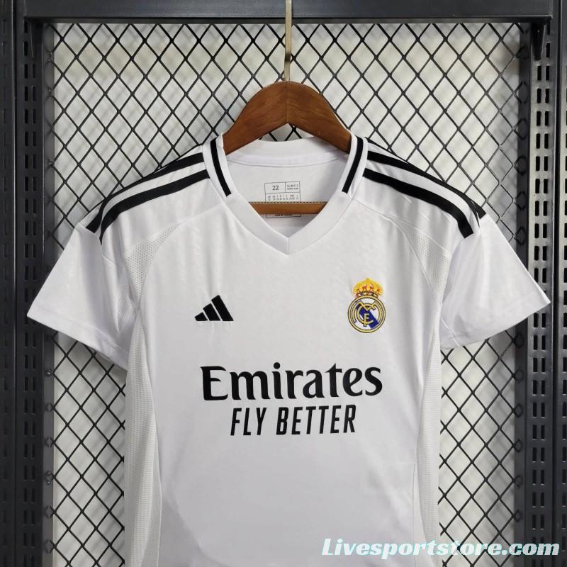 24/25 Kids Real Madrid Home Jersey