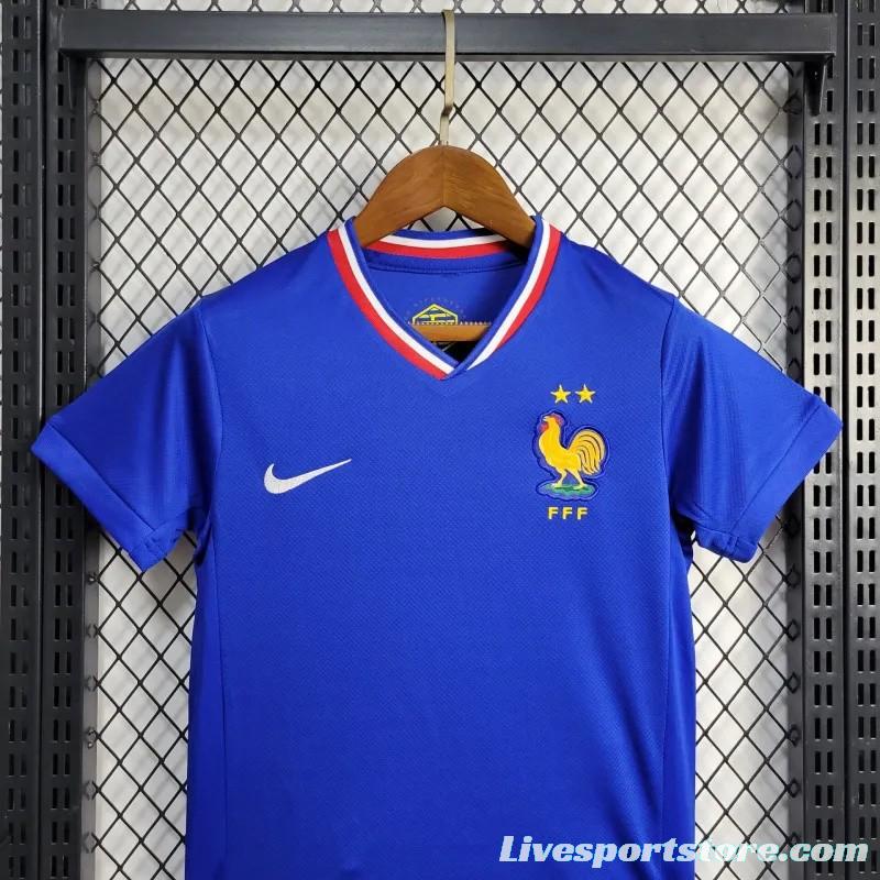 24/25 Kids France Home Jersey