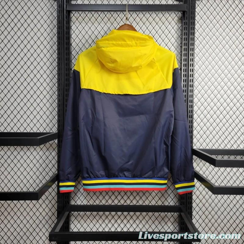 24/25 Corinthians  Navy/Yellow Windbreaker