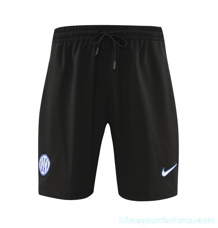 23/24 Inter Milan Sky Blue Cotton Short Sleeve Jersey+Shorts