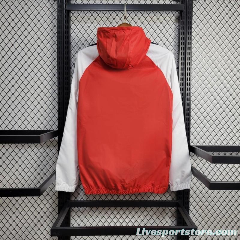 24/25 Manchester United Red Windbreaker