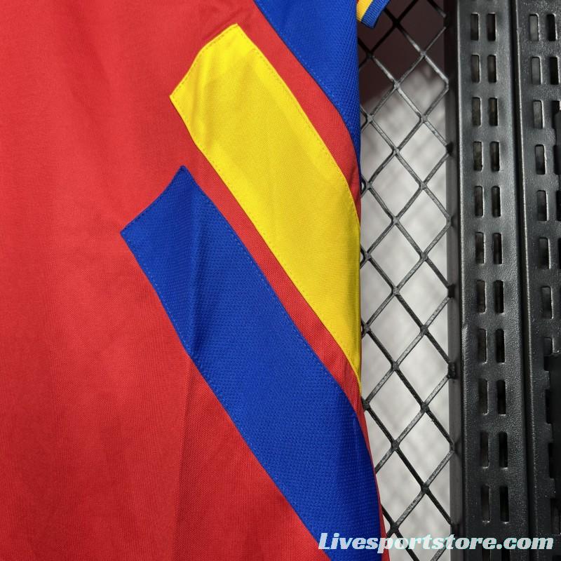 Retro 1994 Romania Away Red Jersey