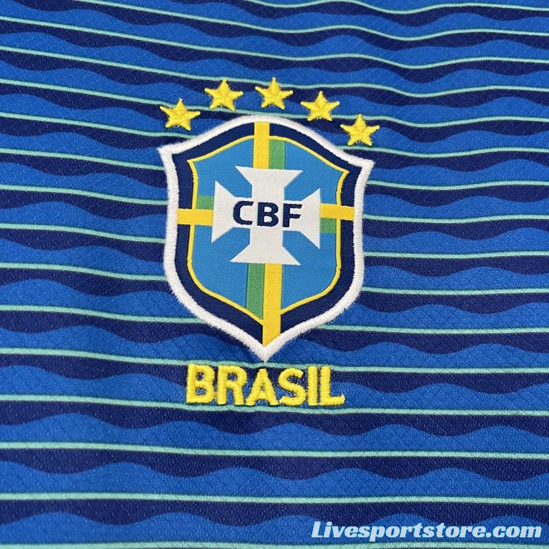 2024 Womens Brazil Away Shirt Jersey