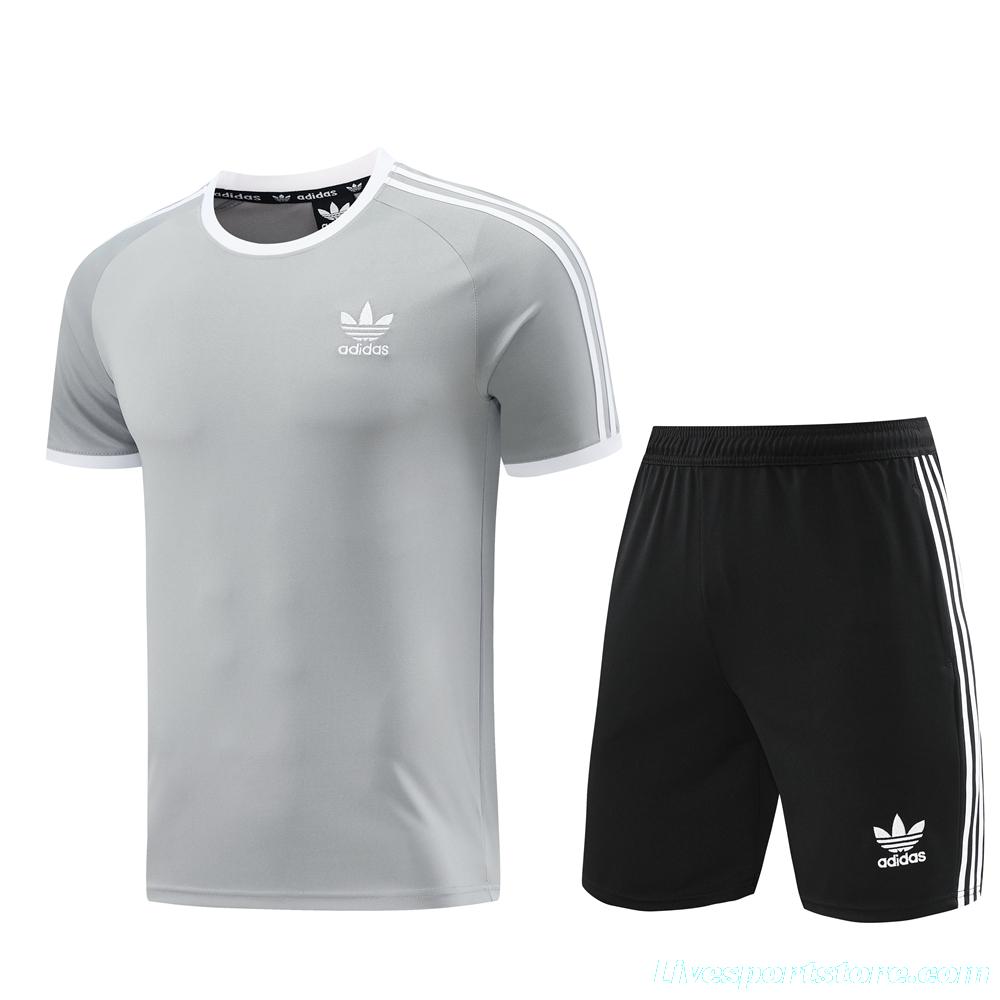 24/25 Adidas Original Green Short Sleeve Jersey+Shorts