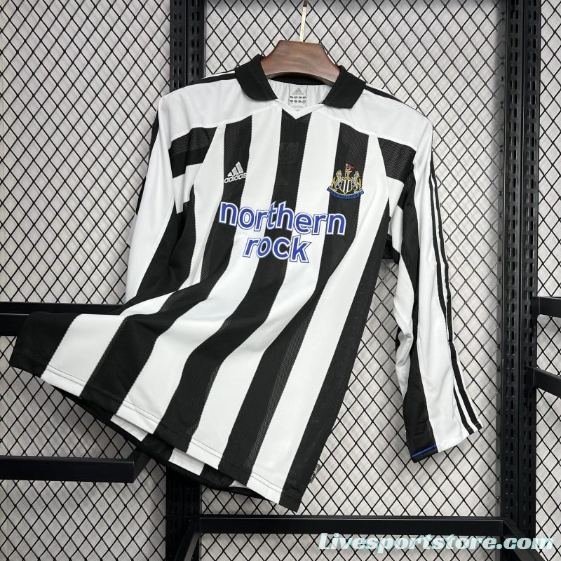 Retro 03/05 Newcastle United Home Long Sleeve Jersey