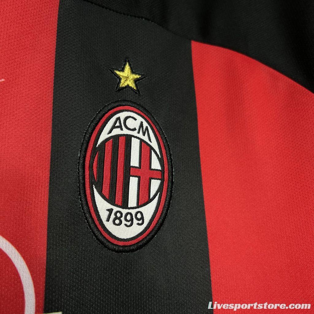 Retro 2000/02 AC Milan Home Jersey