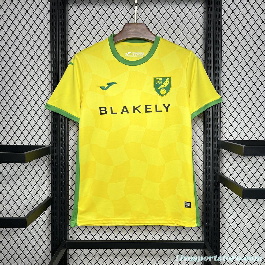 24/25 Norwich City F.C. Home Jersey