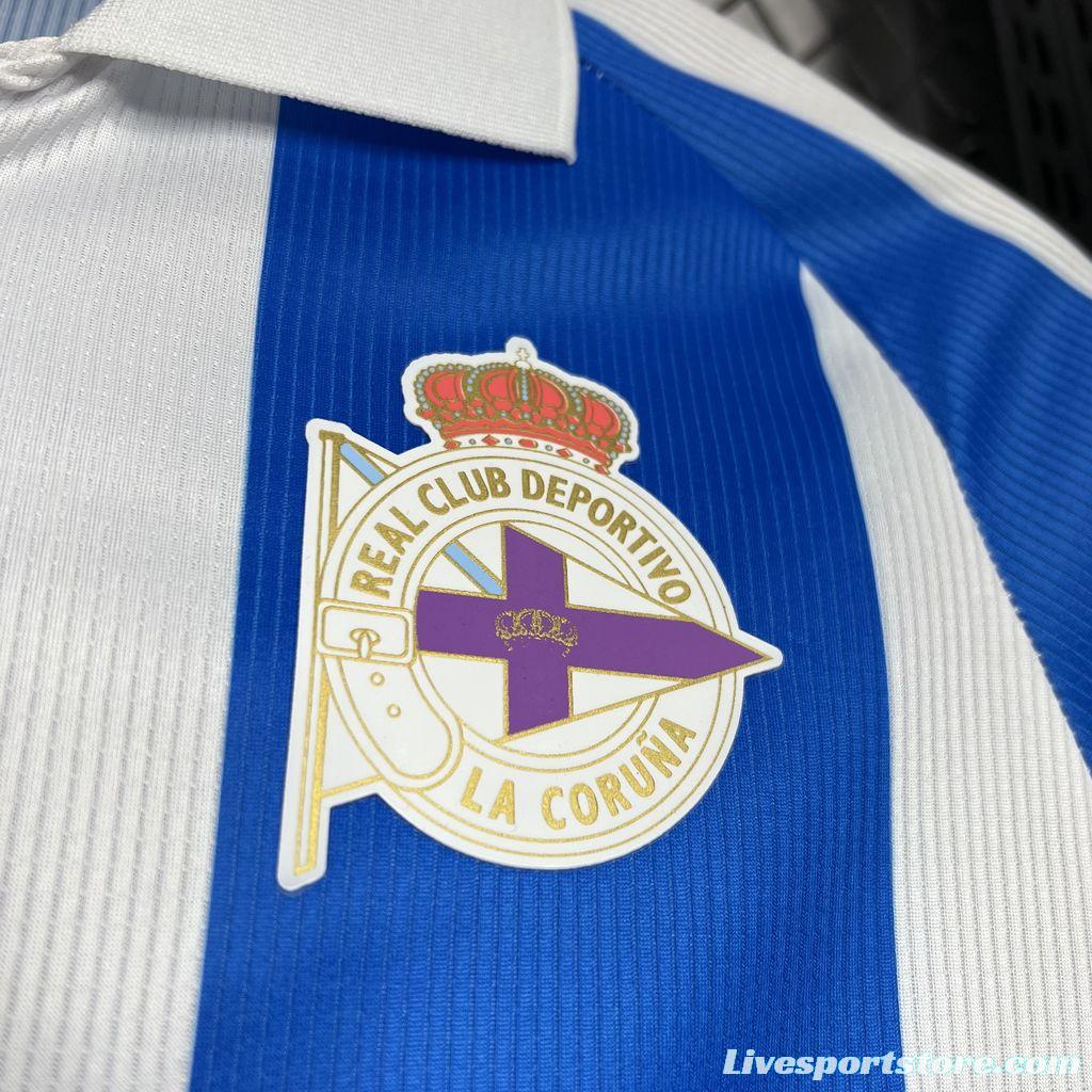 24/25 Deportivo De La Coruna Home Jersey