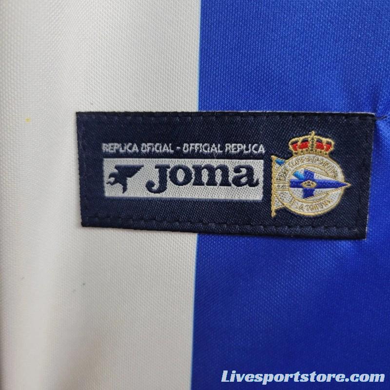 Retro 03/04 Retro Deportivo La Coruna Home Jersey