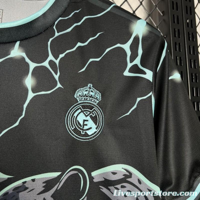 2024/25 Real Madrid Special Edition Black And Green Jersey