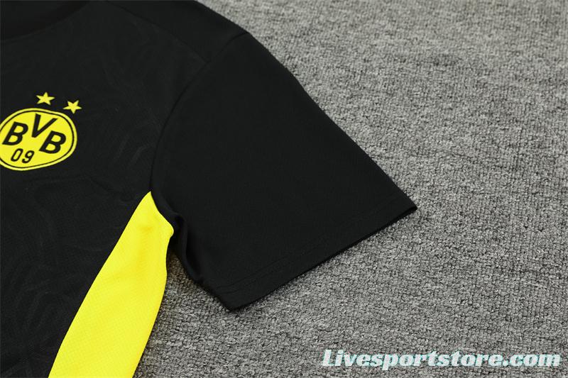 24/25 Borussia Dortmund Black Short Sleeve Jersey+Shorts