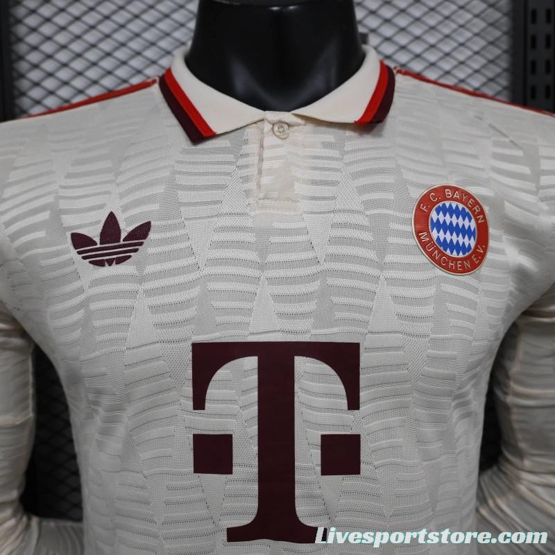 24/25 Player Version Bayern Munich Third Long Sleeve Jersey