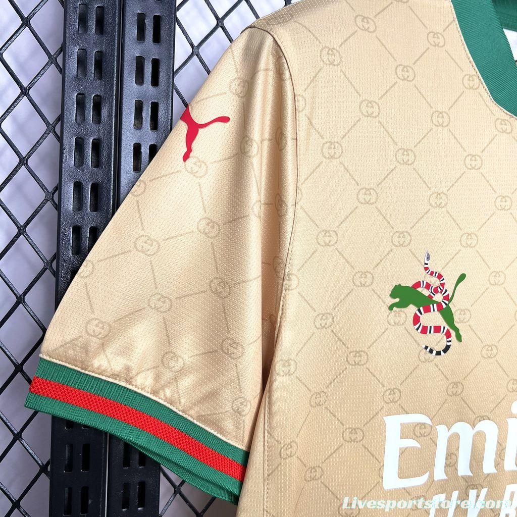 24/25 AC Milan x Gucci Golden 125th Anniversary Jersey