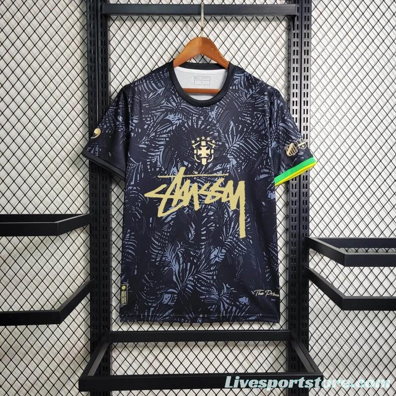 2024 Brazil x Stussy Black Special Jersey