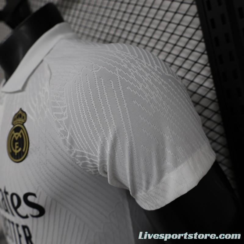 Player Version 24/25 Real Madrid Dragon White Special Jersey