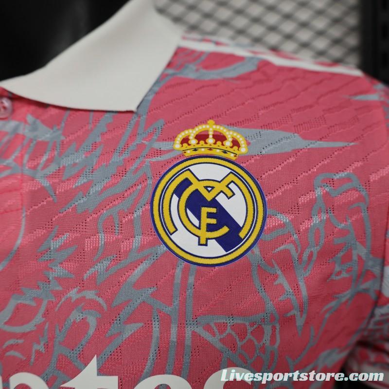 Player Version 24/25 Real Madrid Pink Dragon Special Jersey