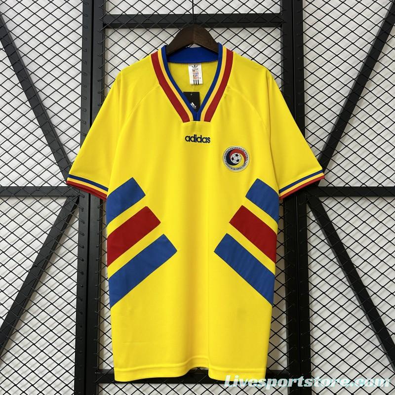 Retro 1994 Romania Home Jersey