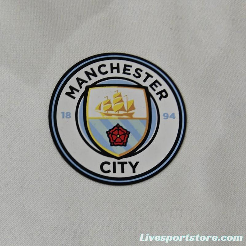 24/25 Manchester City Navy/Red/Black/Beige/Grey Hoodie WIth Black Badge