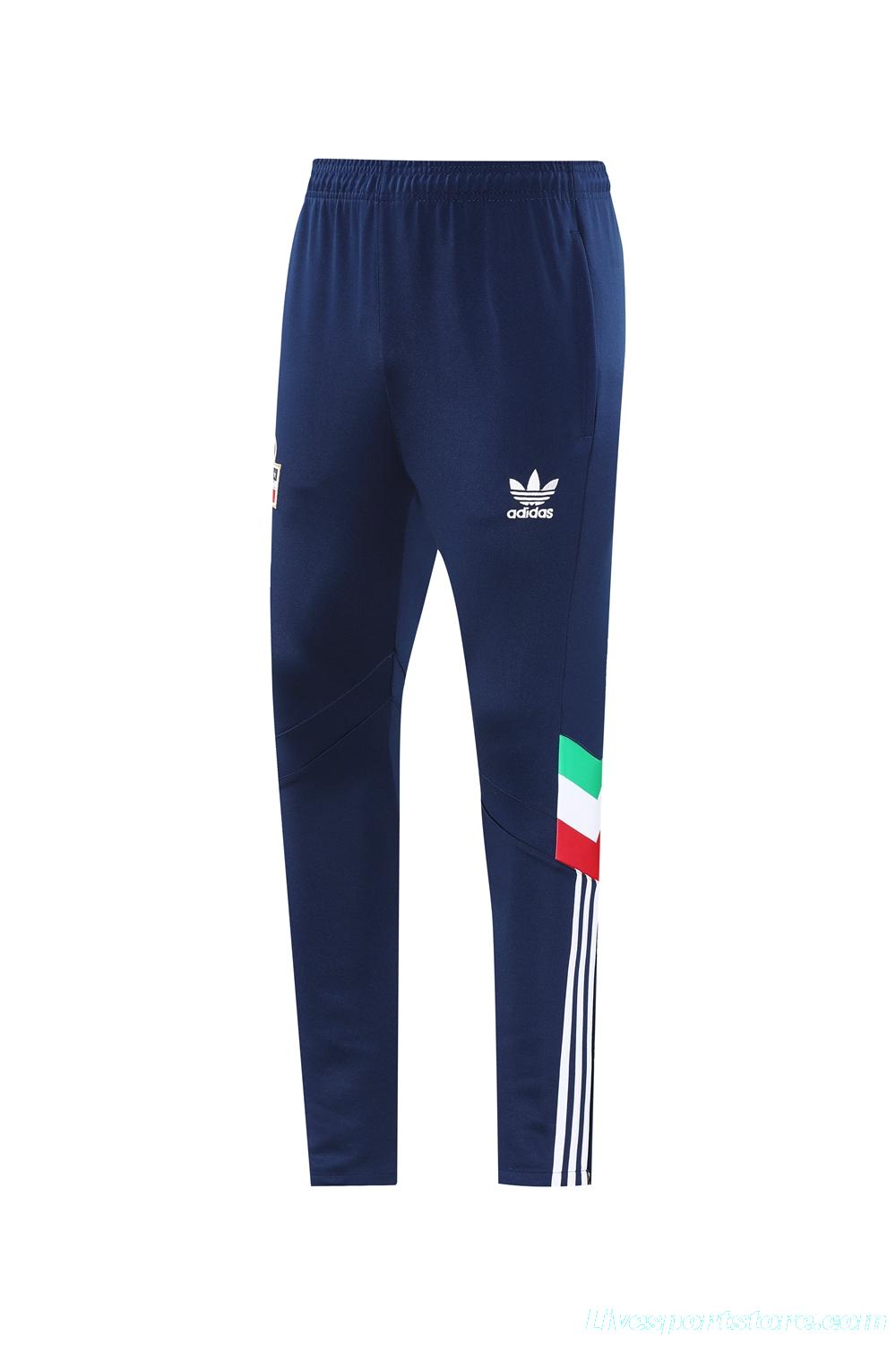 2024 Italy Blue Full Zipper Jacket +Long Pants