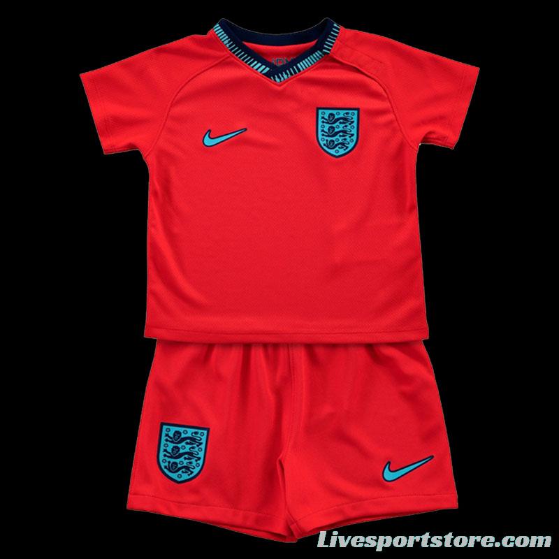 Kids 2022 England Away Soccer Jersey