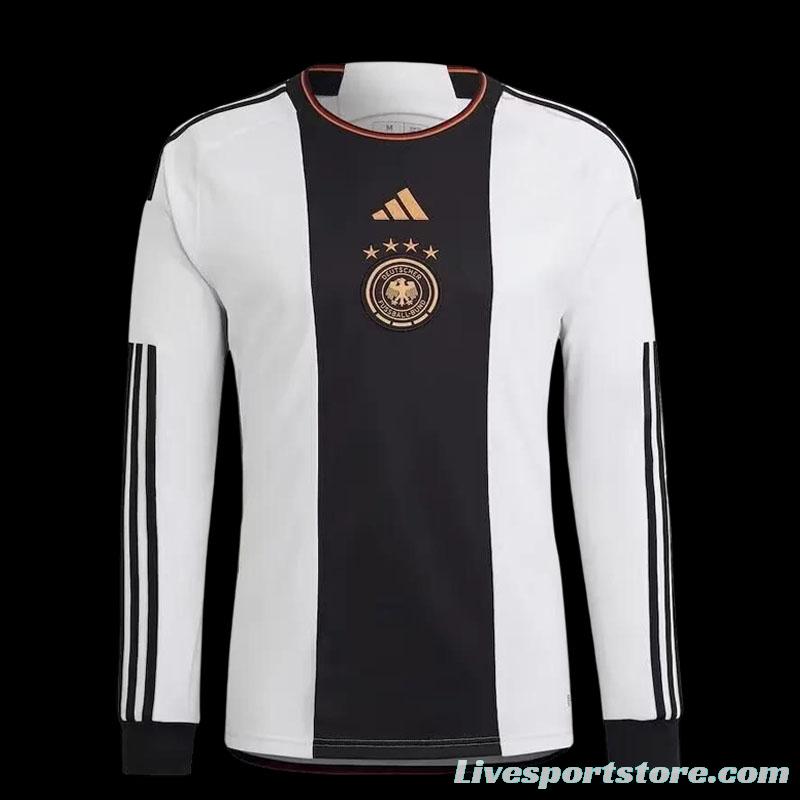 2022 Germany Home Long Sleeve Jersey