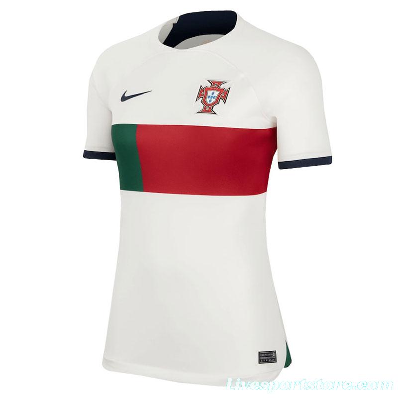 Women 2022 Portugal Away Jersey